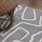 Jonathan Y Alcina Modern Scandinavian Graphic Lines High-Low Blue/White 3 ft. x 5 ft. Area Rug SND102D-3 - alternate 5