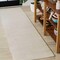 Jonathan Y Aarhus High-Low Minimalist Scandi Striped Ivory/Cream 2 ft. x 8 ft. Indoor/Outdoor Runner Rug SCN102B-28 - alternate 1