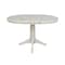 Whitewood Industries Rectangular Fixed Top Extension Pedestal Dining Table, 36 in W, 30.1 in L, 48 in H, Parawood K79-36RXT-27B - alternate 4
