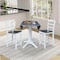 Whitewood Industries Extension Dining Tables, 45 in L, 38 in H, Parawood, 3 Piece Set K05-42DPT-27-S402-2 - alternate 3