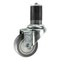Service Caster 3'' SS Thermoplastic Rubber Wheel Swivel 1-5/8'' Expanding Stem Caster SCC-SSEX20S314-TPRB-158 - alternate 1