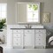 James Martin Vanities Bristol 60'' S Vanity, Bright White w/ Parisien Bleu Silestone Top w/FreePower Wireless Charger 157-V60S-BW-FPBL - alternate 5