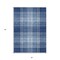 Homeroots 3' X 5' Navy Blue Black And Ivory Plaid Washable Indoor Outdoor Area Rug 596345 - alternate 8