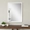Homeroots 38" White Solid Wood Framed Accent Mirror 632817 - alternate 3