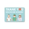 Signmission Public Safety, 10" Height, 14" x 10", Thank You Healthcare Workers, Thank You Healthcare Workers OS-NS-D-1014-25428 - alternate 1