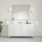 James Martin Vanities Chicago 60 in. Single Vanity, Glossy White, w/ 3 CM White Zeus Silestone Top 503-V60S-GW-3WZ - alternate 4