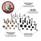 Performance Tool 42 pc. Master Thread Restorer Kit, Metric SAE UNC UNF Dies Taps W8660 - alternate 8
