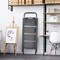 Wrightmaster 4 ft. Metal Lightweight Step Ladder, 9 ft. Reach, with Anti-slip Pedals, 500 lbs. Load Capacity ZOR-WK15B-4-DF - alternate 7