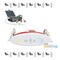 Nuwatt 4 Inch 2 Hour Trim Fire Rated Recessed Lighting, Canless LED Lights 2700K-5000K, 900LM, 12PK NW-P-DL-4-12W-5CT-FR-WH-12P - alternate 1