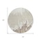 Homeroots 8' Ivory And Beige Round Abstract Washable Indoor Outdoor Area Rug 613634 - alternate 6