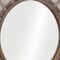 Homeroots 32" Brown Round Accent Mirror 524079 - alternate 4