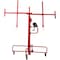 Wrightmaster Drywall Lift Panel 16ft Hoist Jack Lifter, Rolling Caster Wheel, Sheetrock Lift, 150lb, Red ZR-W465P189993 - alternate 4
