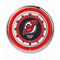 Holland Bar Stool Co New Jersey Devils Double Neon 19" Clock, NHL Clk19NJDevl - alternate 1