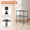Infinipower Storage Shelves 3-Tier Shelves Adjustable Metal Wire Racks Storage Shelving, Heavy Duty 3A88HKSHELFZWJ3L - alternate 5