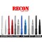 Recon Truck Accessories .50 CAL BULLET SHAPED EXTENDED RANGE ALUMINUM 8IN SHORTY ANTENNA BRUSHED ALUMINUM 264ANT50BR - alternate 9