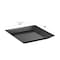 Smarty Had A Party 16 x 16 Black Square with Groove Rim Plastic Serving Trays 24 Trays, 24PK 7906-CASE - alternate 6