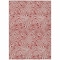 Homeroots 3' X 5' Red And Ivory Abstract Washable Indoor Outdoor Area Rug 599748 - alternate 8