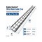 Kable Kontrol Wire Mesh Cable Tray, 4 in W x 2 in D x 10 in L, Black Coated, 30PK KK-4X2X10-BK-30 - alternate 6