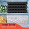 Emporio Kitchen Round Ice Cube Tray Set Pack of 4, BPA-Free, 33 Ice Balls per Tray, Lid & Tongs, Black EMPICES34BK - alternate 7