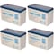 Power-Sonic Power Sonic PS-1270F1 - 12V 7Ah Rechargeable Sealed Lead Acid (SLA) Battery PS-1270 F1 - alternate 2
