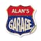 Signmission Alan's Garage, 12 Inch X 12 Inch, Vinyl Decal SHI-D-12-383-ALAN - alternate 1