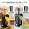 Nutrichef 5 in 1 Cheese Grater & Shredder, Black NCCHS5BLDBK - alternate 3