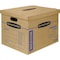 Smoothmove Moving Box, Kraft Corrugated Board, Kraft, Blue Printing, 10 PK 7717204 - alternate 1