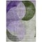Homeroots 5' X 8' Lavender Purple And Green Geometric Washable Indoor Outdoor Area Rug 604918 - alternate 6