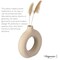 Uniquewise 9-Inch Decorative Large Hollow Ceramic Donut Table Vase - Handmade, Minimalist Boho Style,  QI004733.L - alternate 8