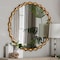 Baxton Studio Everette Antique Goldleaf Bamboo-Border Accent Wall Mirror 254-14096-ZORO - alternate 3