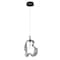 Euf Norah, Pendant, 13", Matte Black, Smoked Glass 50788-026 - alternate 6