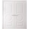 Sartodoors Interior Double Doors 72 x 96 inches, BASIC 9801 White, Wood Interior Solid Panel Frame, Closet B BASIC9801DD-SKIN-7296 - alternate 1