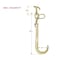 Mytee Products 15 in G70 J Hook w/ T-J Hooks and Enlarged Link, 5,400 lbs WLL, G70, 4PK JHook15-TJx4 - alternate 5