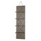Homeroots 4" Gray Wood Entertainment Organizer 661174 - alternate 3