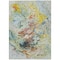 Homeroots 3' X 5' Ivory Blue And Yellow Abstract Washable Indoor Outdoor Area Rug 577962 - alternate 7