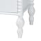 Baxton Studio Callison Spindle Nightstand - 2-Drawer Bedside Table with Turned Accents for Bedroom, White 271-14737-ZORO - alternate 6