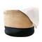Homeroots 21" Natural and Black Jute Basket 399237 - alternate 1