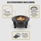 Pure Garden 32-Inch Outdoor Round Metal Wood Burning Firepit/Fireplace, Bronze 50-FP188 - alternate 5