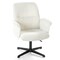 Homeroots Off White and Black Boucle Adjustable Height Swivel Executive Office Chair 568085 - alternate 5
