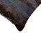 Homeroots 12" X 20" Chocolate Patchwork Cowhide Lumbar Throw Pillow 544621 - alternate 2