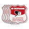 Signmission No Trespassing Shield Sign All Activitie, 12 inch X 12 inch, Aluminum Metal Sign, 5PK SHI-A-5Pack-12-421 - alternate 1