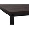 Homeroots 58" Espresso and Black L Shape Computer Desk 489984 - alternate 5