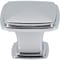Designperfect 1-3/16 Overall Length Square Cabinet Knob, Polished Chrome DPA-S77KPC - alternate 1
