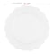 Smarty Had A Party Pearl White Round Lotus Plastic Dinnerware Value Set, 240PK 8850-WHVP-CASE - alternate 7