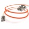 Unc Group Fiber Optic Patch Cable, Lc-Lc, 62.5 125 Multimode Duplex, Orange, 15M FJ6LCLC-15M - alternate 1