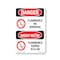 Signmission OSHA, Flammable No Smoking Bilingual, 10in X 7in Alum, 7" W, 10" L, Flammable No Smoking Bilingual OS-DS-A-710-VV-1824 - alternate 1