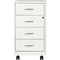 Nusparc 4-Drawer Mobile Storage Cabinet, 14.2" x 18" x 26.5", White NPRVF418DMWE - alternate 1