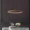 Jonathan Y Brice 23.75" Modern Contemporary Metal Round Dimmable Integrated LED Pendant, Orange JYL7203G - alternate 9