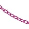 Mr. Chain 1" x 25' Magenta Plastic Safety Chain 10018-25 - alternate 1