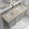 James Martin Vanities Brittany 60" Double Vanity, Urban Gray, w/ 3 CM Tajnar Eclos Top 650-V60D-UGR-3TJR - alternate 5